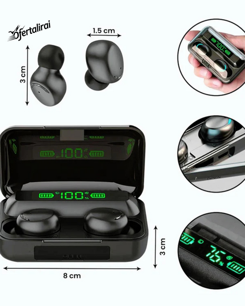 Audifonos Bluetooth F9 5-C TWS Power Bank