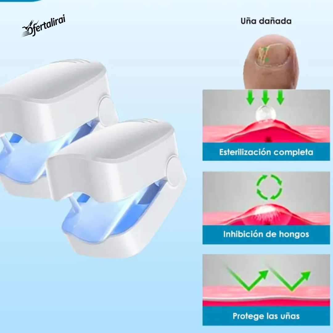 Dispositivo láser para quitar hongos de las uñas